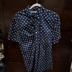 Tommy Hilfiger Dark Blue Star Pattern Shirt